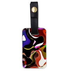 Abstract Background Design Art Luggage Tags (one Side)  by Celenk