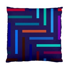 Lines Line Background Abstract Standard Cushion Case (one Side) by Celenk