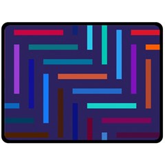 Lines Line Background Abstract Fleece Blanket (large)  by Celenk