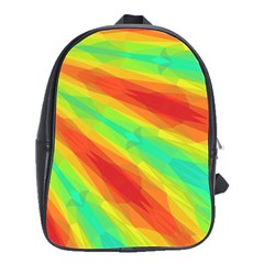 Graphic Kaleidoscope Geometric School Bag (large) by Celenk