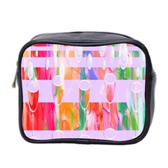 Watercolour Paint Dripping Ink Mini Toiletries Bag 2-side by Celenk