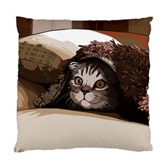 Cat Kitten Cute Pet Blanket Sweet Standard Cushion Case (one Side) by Celenk