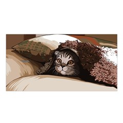 Cat Kitten Cute Pet Blanket Sweet Satin Shawl by Celenk