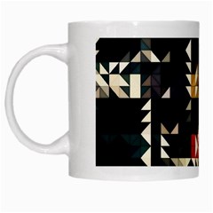 Art Design Color Banner Wallpaper White Mugs by Celenk