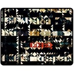 Art Design Color Banner Wallpaper Double Sided Fleece Blanket (Medium)  58.8 x47.4  Blanket Front