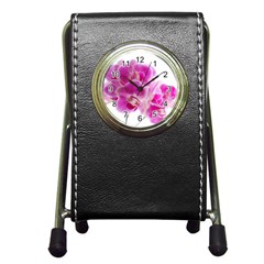 Orchid Phaleonopsis Art Plant Pen Holder Desk Clocks by Celenk