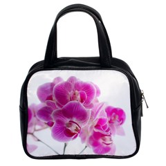 Orchid Phaleonopsis Art Plant Classic Handbags (2 Sides) by Celenk