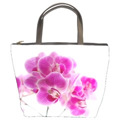 Orchid Phaleonopsis Art Plant Bucket Bags by Celenk