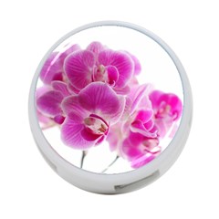 Orchid Phaleonopsis Art Plant 4-port Usb Hub (one Side) by Celenk