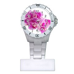 Orchid Phaleonopsis Art Plant Plastic Nurses Watch by Celenk