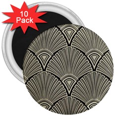 Art Nouveau 3  Magnets (10 Pack)  by NouveauDesign