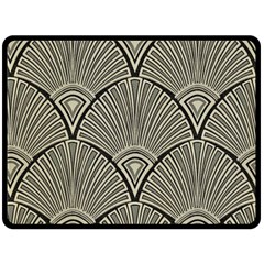 Art Nouveau Double Sided Fleece Blanket (large)  by NouveauDesign