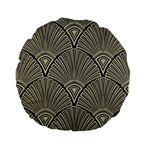 art nouveau Standard 15  Premium Flano Round Cushions Front