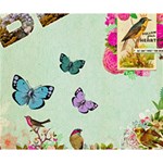 whimsical shabby chic collage Deluxe Canvas 14  x 11  14  x 11  x 1.5  Stretched Canvas