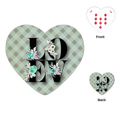 Rustic Love Playing Cards (Heart) 