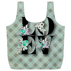 Rustic Love Full Print Recycle Bags (L) 