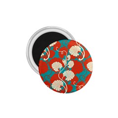 Floral Asian Vintage Pattern 1 75  Magnets by NouveauDesign