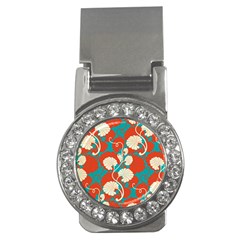 Floral Asian Vintage Pattern Money Clips (cz) 