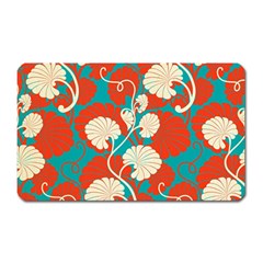 Floral Asian Vintage Pattern Magnet (rectangular) by NouveauDesign