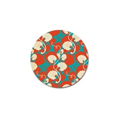 Floral Asian Vintage Pattern Golf Ball Marker by NouveauDesign