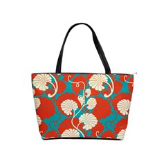 Floral Asian Vintage Pattern Shoulder Handbags by NouveauDesign