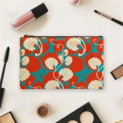 Floral Asian Vintage Pattern Cosmetic Bag (medium)  by NouveauDesign