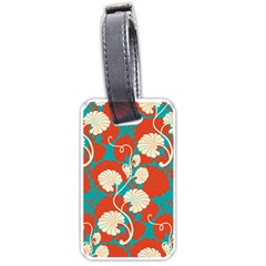 Floral Asian Vintage Pattern Luggage Tags (one Side)  by NouveauDesign