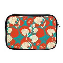 Floral Asian Vintage Pattern Apple Macbook Pro 17  Zipper Case by NouveauDesign