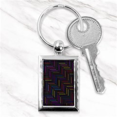 Lines Line Background Key Chains (rectangle)  by Celenk