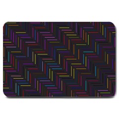 Lines Line Background Large Doormat  by Celenk