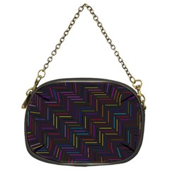 Lines Line Background Chain Purses (two Sides)  by Celenk