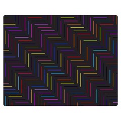 Lines Line Background Double Sided Flano Blanket (medium)  by Celenk