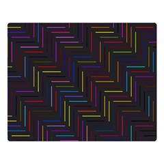 Lines Line Background Double Sided Flano Blanket (large)  by Celenk