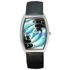 Background Pattern Jewellery Barrel Style Metal Watch by Celenk