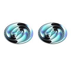 Background Pattern Jewellery Cufflinks (oval) by Celenk