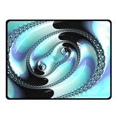 Background Pattern Jewellery Double Sided Fleece Blanket (small) 