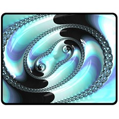 Background Pattern Jewellery Double Sided Fleece Blanket (medium) 