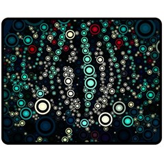 Modern Art Design Digital Double Sided Fleece Blanket (medium)  by Celenk