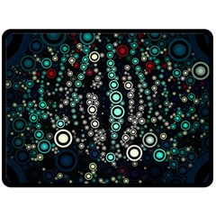 Modern Art Design Digital Double Sided Fleece Blanket (large) 