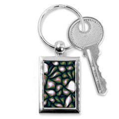 Fuzzy Abstract Art Urban Fragments Key Chains (rectangle)  by Celenk