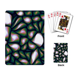 Fuzzy Abstract Art Urban Fragments Playing Card by Celenk