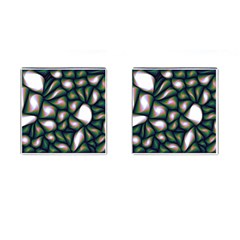 Fuzzy Abstract Art Urban Fragments Cufflinks (square) by Celenk