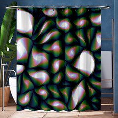 Fuzzy Abstract Art Urban Fragments Shower Curtain 60  X 72  (medium)  by Celenk