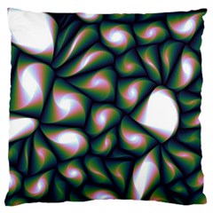 Fuzzy Abstract Art Urban Fragments Large Cushion Case (one Side) by Celenk