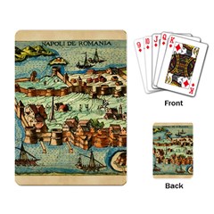 Medeival Ancient Map Fortress Playing Card by Celenk