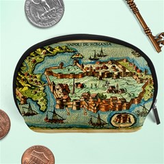 Medeival Ancient Map Fortress Accessory Pouches (large)  by Celenk