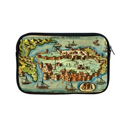 Medeival Ancient Map Fortress Apple Macbook Pro 13  Zipper Case by Celenk