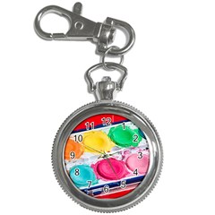 Palette Brush Paint Box Color Key Chain Watches by Celenk