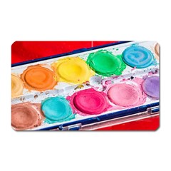 Palette Brush Paint Box Color Magnet (rectangular) by Celenk