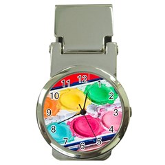 Palette Brush Paint Box Color Money Clip Watches by Celenk